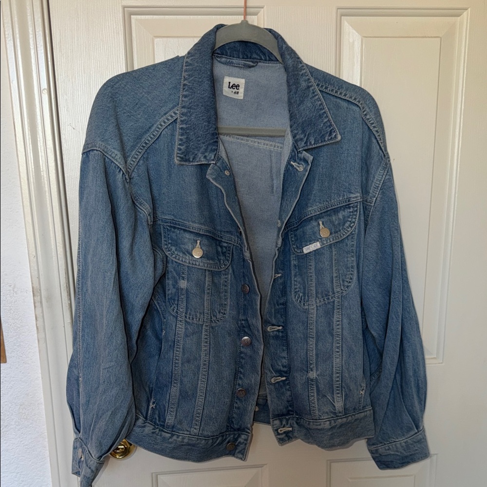 H&M x Lee Vintage-Style Medium Blue Denim Jacket